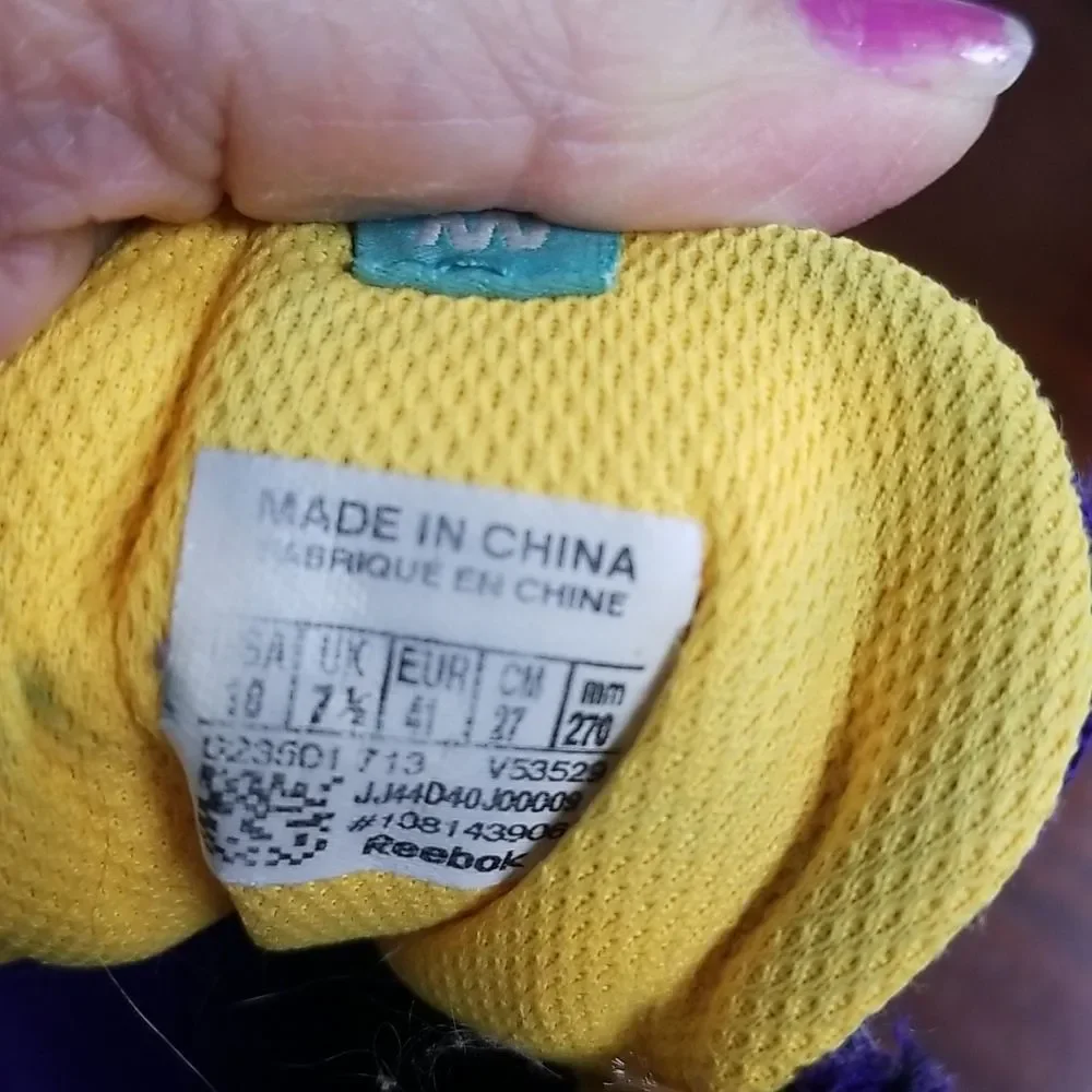 REEBOK WOMENS PURPLE ZIGKICK ALPHA RUNNING SHOE SZ 10 - Picture 9 of 9